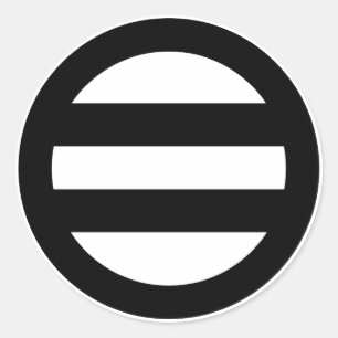 Two rounded classic round sticker