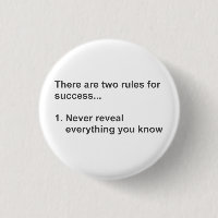 Two Rules For Success Revealed