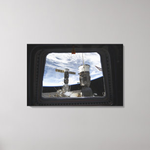 Two Russian spacecraft Canvas Print