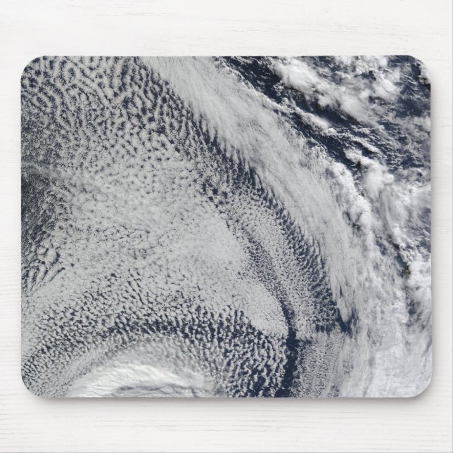 Two S-Shaped Polar Hurricanes Mouse Mat (Front)