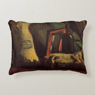 Two Sacks and a Bottle by Vincent van Gogh Decorative Cushion