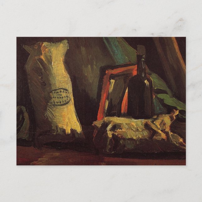 Two Sacks and a Bottle by Vincent van Gogh Postcard (Front)