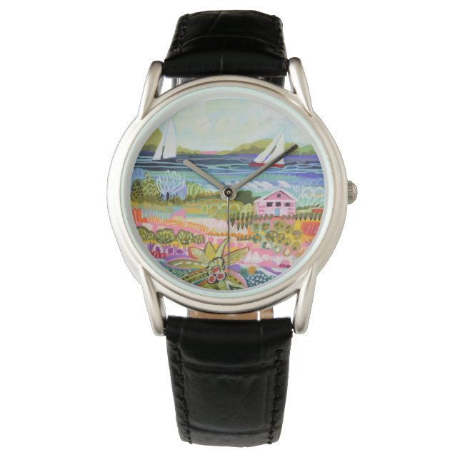 Two Sailboats and Cottage Watch (Front)