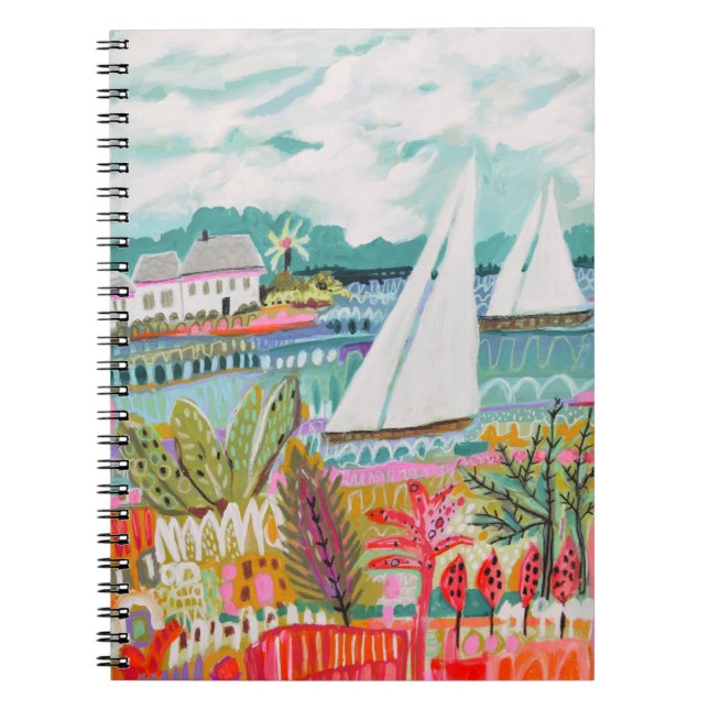Two Sailboats Notebook (Front)