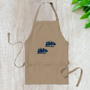 Two Sailing Ships Apron