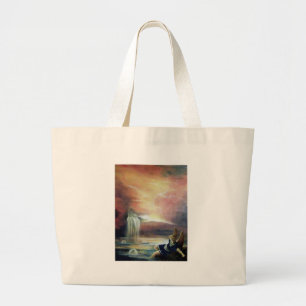 TWO SAINT JOHN AND FALLEN ANGEL LARGE TOTE BAG