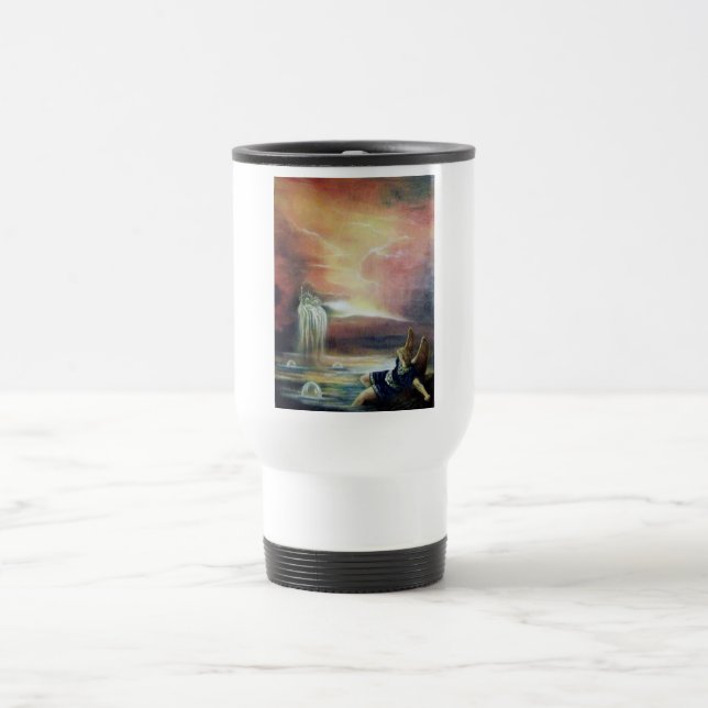 TWO SAINT JOHN AND FALLEN ANGEL TRAVEL MUG (Center)