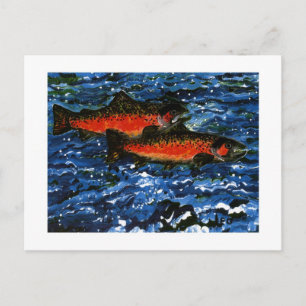 Two Salmon Postcard