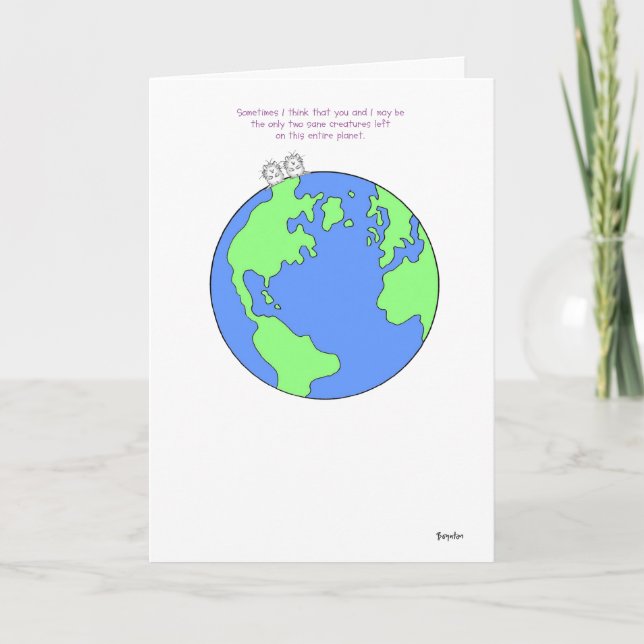 TWO SANE CREATURES Boynton Card (Front)