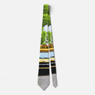 Two School Buses Tie