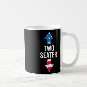 Two Seater Usa 4th July 2024 White Trash Party Att Coffee Mug