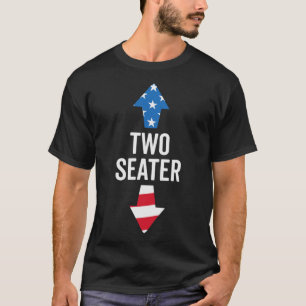 Two Seater Usa 4th July 2024 White Trash Party Att T-Shirt