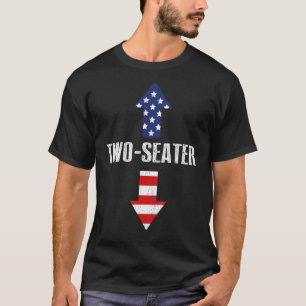 Two Seater Veteran 4th Of July Independence T-Shirt