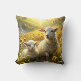 Two Sheep Cushion