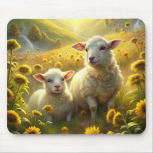 Two Sheep Mouse Mat