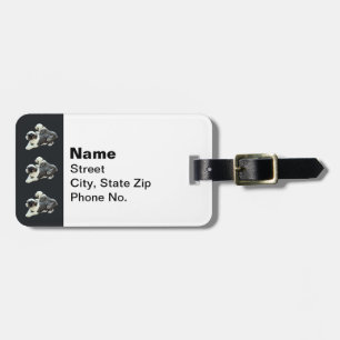 Two Sheepdogs Luggage Tag