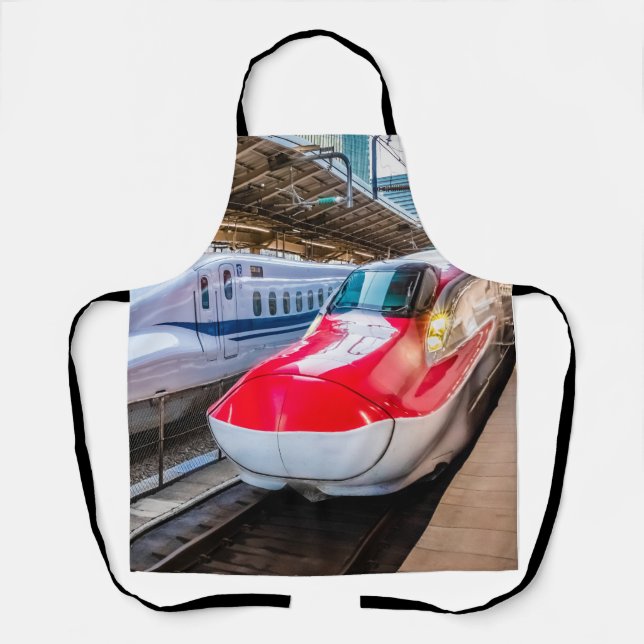 Two Shinkansen at the Tokyo Station Apron (Front)