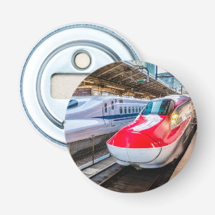 Two Shinkansen at the Tokyo Station Bottle Opener