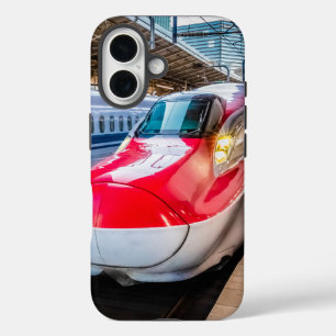 Two Shinkansen at the Tokyo Station iPhone 16 Case
