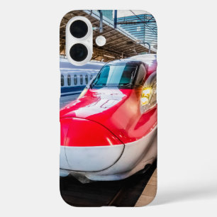 Two Shinkansen at the Tokyo Station iPhone 16 Case