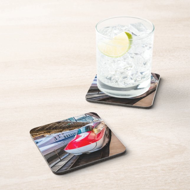 Two Shinkansen at the Tokyo Station Coaster (Right Side)