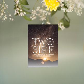 Two side holiday card