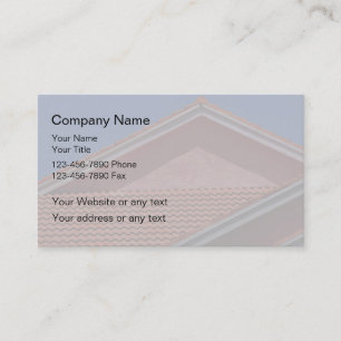 Two Side Roofing Business Cards