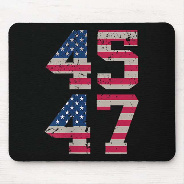 ( Two Sided) 45 47 Trump Better Coverage Than 5g T Mouse Mat (Front)
