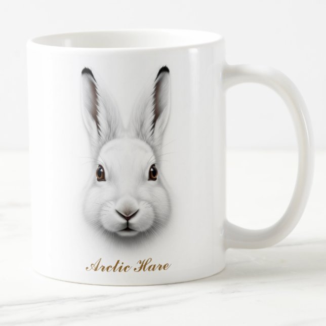 Two-Sided Arctic Hare Coffee Mug Design (Creator Uploaded)