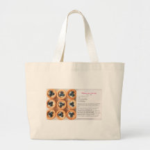 Two-sided Blueberry Recipes Bag