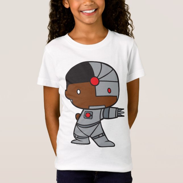 Two-Sided Chibi Cyborg T-Shirt (Front)
