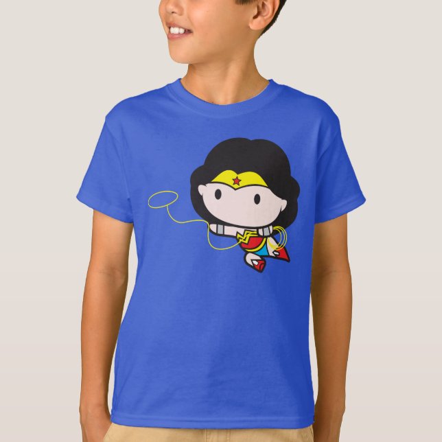 Two-Sided Chibi Wonder Woman T-Shirt (Front)