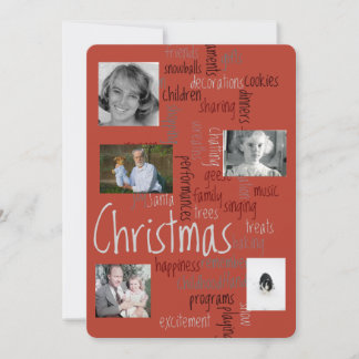 Two-sided Holiday Photo Template Greeting