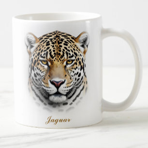 Two-Sided Jaguar Coffee Mug Design