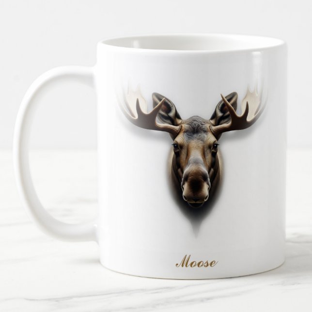 Two-Sided Moose Coffee Mug Design (Creator Uploaded)