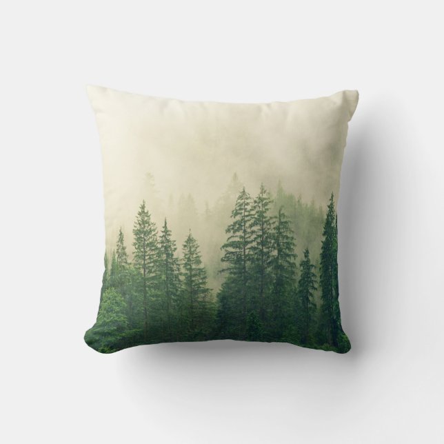 Two-Sided Natural Photo Personalised Throw Pillow (Front)