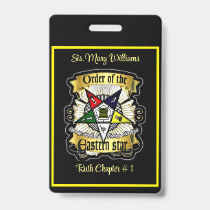 Two Sided OES ID Badge