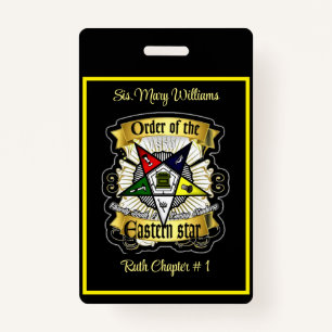 Two Sided OES ID Badge