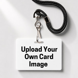 Two Sided Own Image Photo ID Full Card Badge