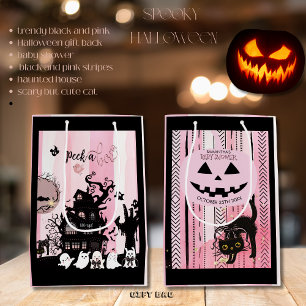 Two-Sided "Peek a Boo" Baby Shower  Medium Gift Bag