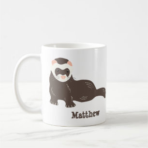 Two-Sided Personalised Ferret Owners Coffee Mug
