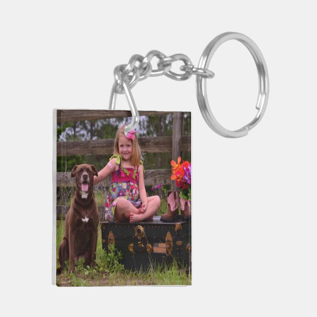 Two-sided Photo Key Chain (Back Left)
