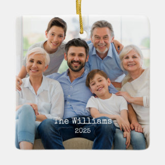 Two Sided Photo Ornament