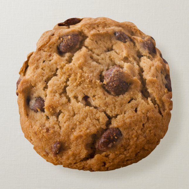 Two sided Pillow-Chococlate Chip Cookie and Pizza Round Cushion (Front)