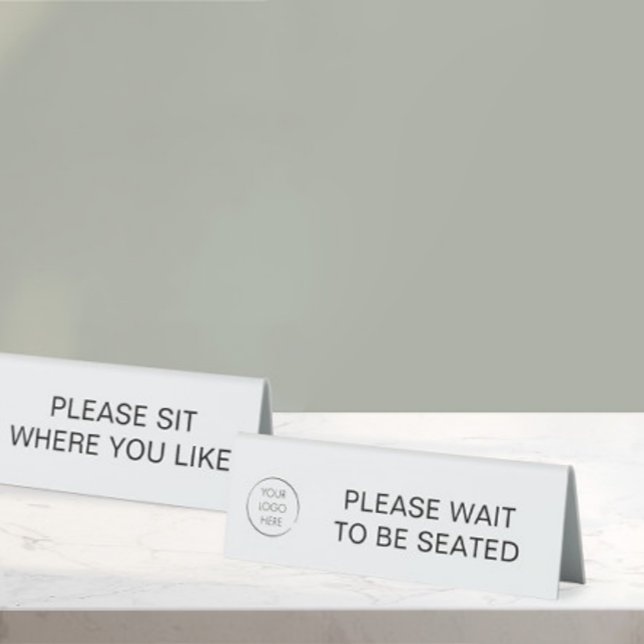 Two Sided Seat Yourself and Please Wait Restaurant (Creator Uploaded)