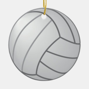 Two sided Volleyball Ornament