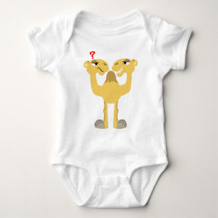 Two sides of the Same Cartoon Camel Baby T-Shirt Bodysuit