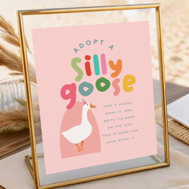 Two Silly Goose Birthday Adoption Station Poster (Creator Uploaded)