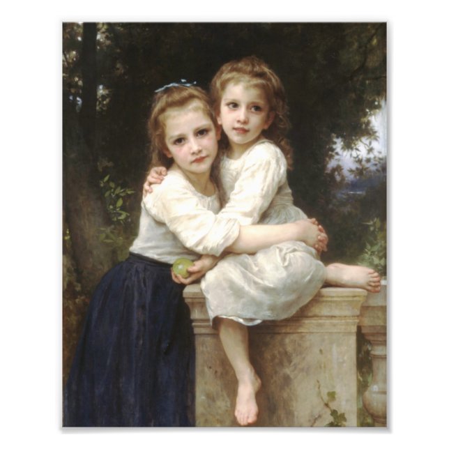 Two Sisters, 1901, William Adolphe Bouguereau Photo Print (Front)