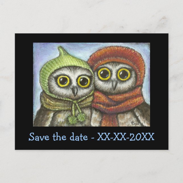 Two sisters announcement postcard (Front)